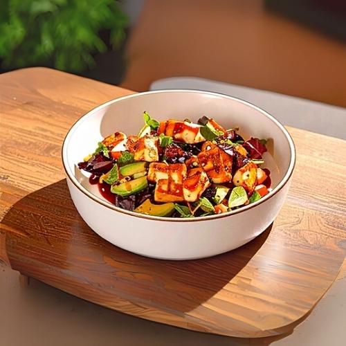 Halloumi and Avocado