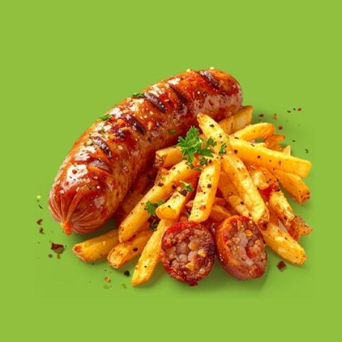 Kids Sausage and Fries
